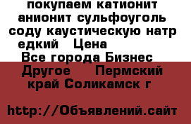 покупаем катионит анионит сульфоуголь соду каустическую натр едкий › Цена ­ 150 000 - Все города Бизнес » Другое   . Пермский край,Соликамск г.